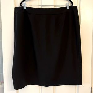 NWOT Calvin Klein Black Suit Skirt